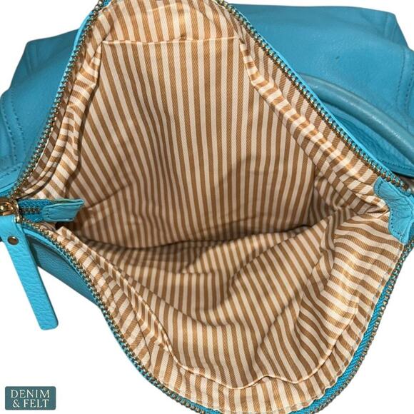 Kate Spade Cobble Hill Little Minka Blue Leather Shoulder Bag Handbag/Purse - Picture 11 of 16